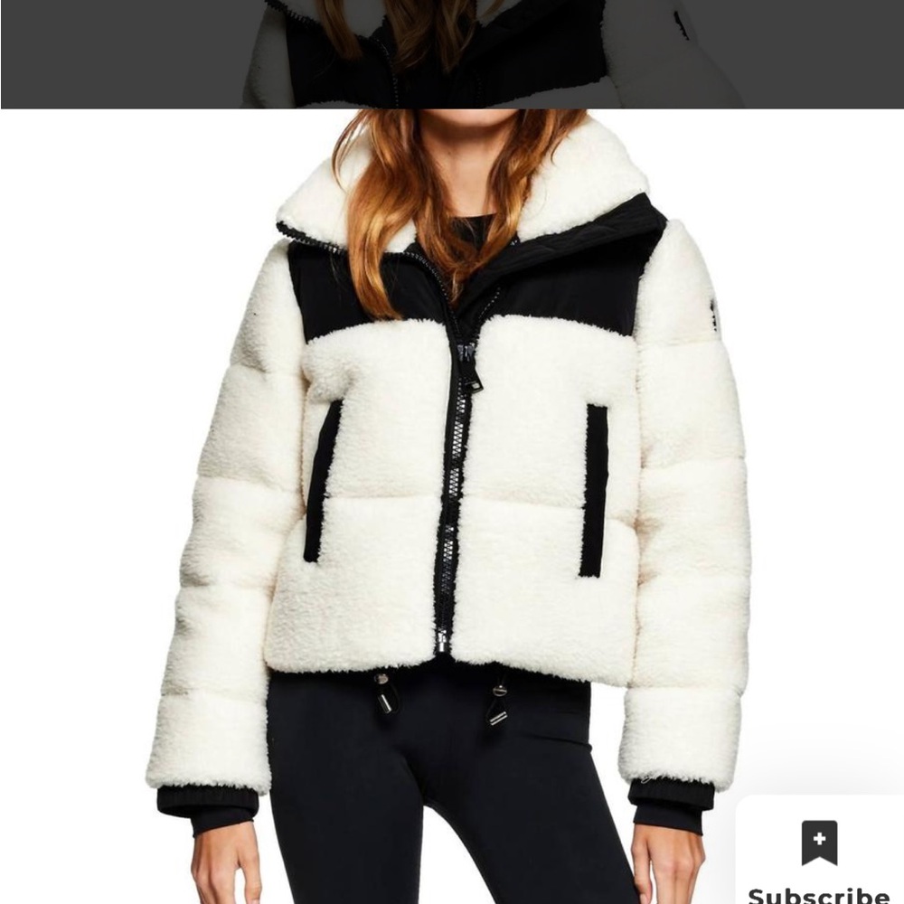 NWT!! SAM. Nyc Tula Jacket In White/Black - Large / White/Black